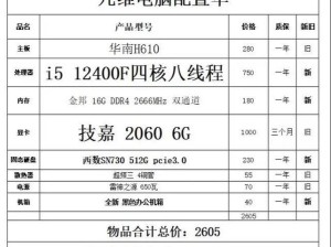 游戏电脑配置清单及价格,核心动力，决定胜负的关键