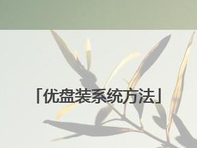 用优盘安装系统的详细教程（从优盘制作到系统安装，一步步教你如何用U盘安装操作系统）