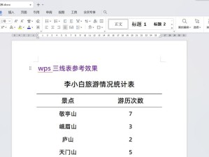 WPS页脚的横线和竖线设置方法（通过简单操作实现个性化页脚设计）